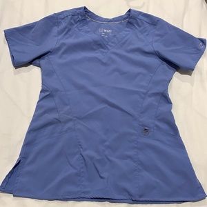 Wonderwink ceil blue scrub top